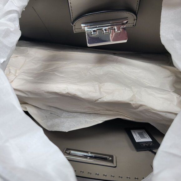 Zac Posen Women's Gray Eartha Iconic Soft Shopper Atmosphere Bag NWT - Picture 5 of 7